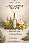 Crown Growth Hair Oil – Strength, Growth & Scalp Nourishment
