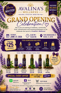 Avalina's Wellness Grand Opining Ticket.