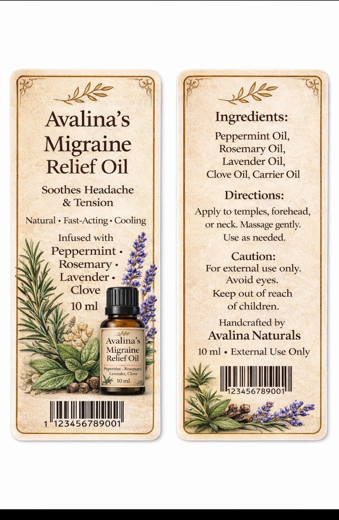 Migraine Relief Oil