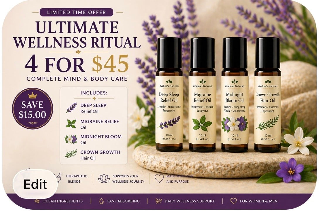 Ultimate Wellness Ritual - Relax,  Sleep & Hair Growth (Save $15)
